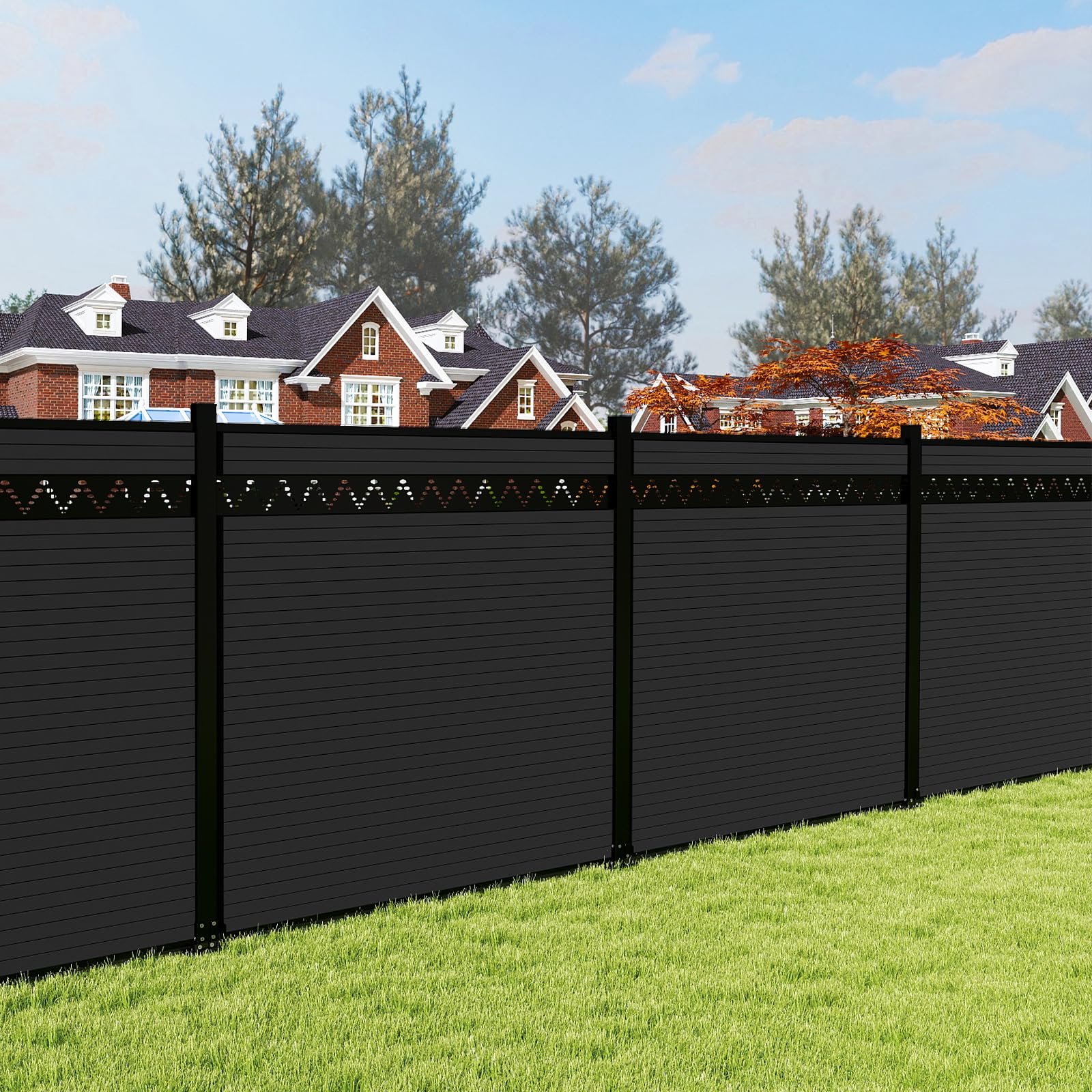 Amazon.com : Treslam 6 Feet×6 Feet Privacy Fence, Outdoor Wood